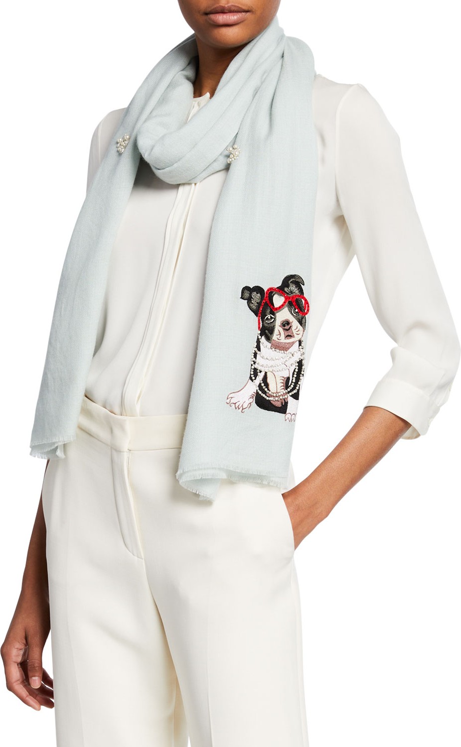 XCVI Plus Size Country Culottes w/ Fringe Hem