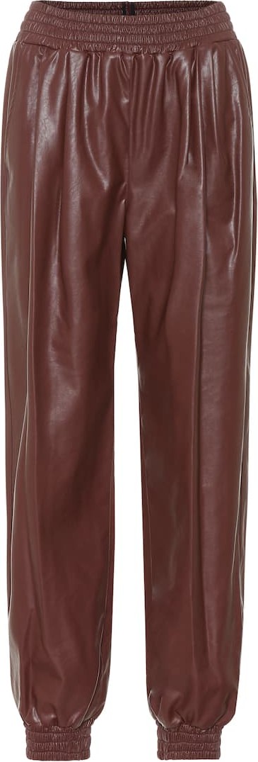 MSGM Faux leather trackpants