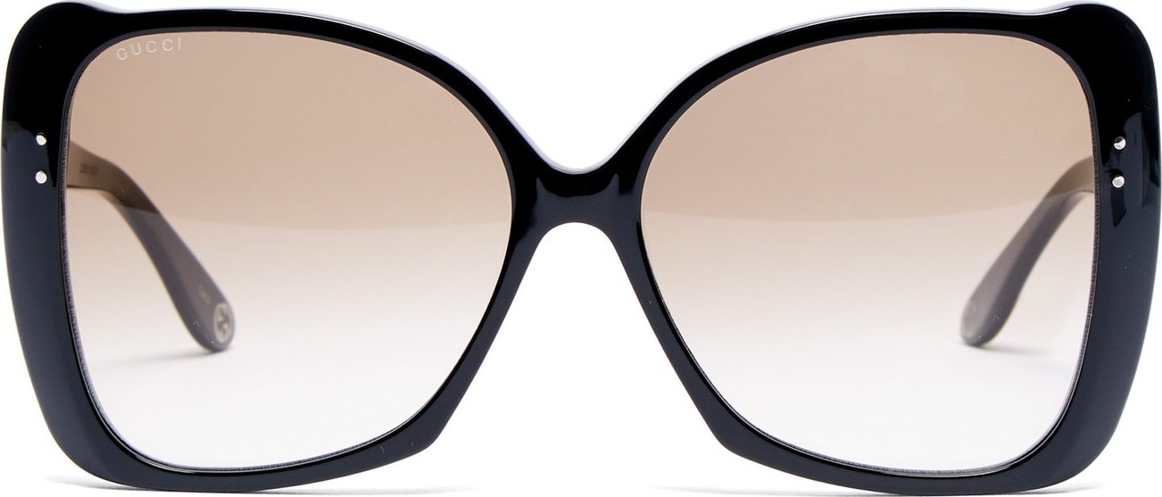 Gucci Butterfly-frame acetate sunglasses