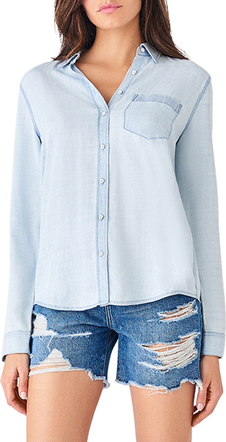 DL1961 Mercer & Spring Button-Down Long-Sleeve Denim Shirt