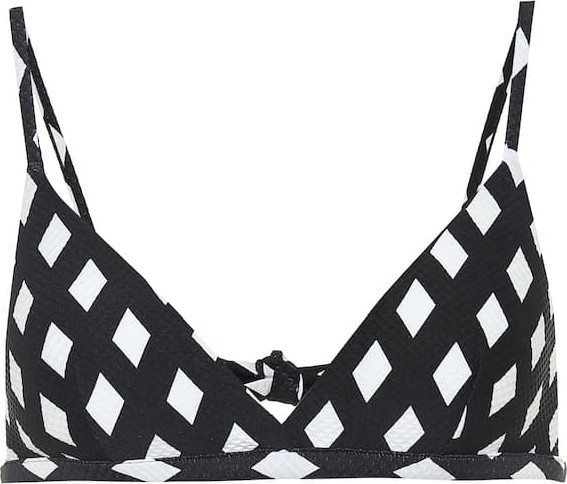 Asceno Check bikini top