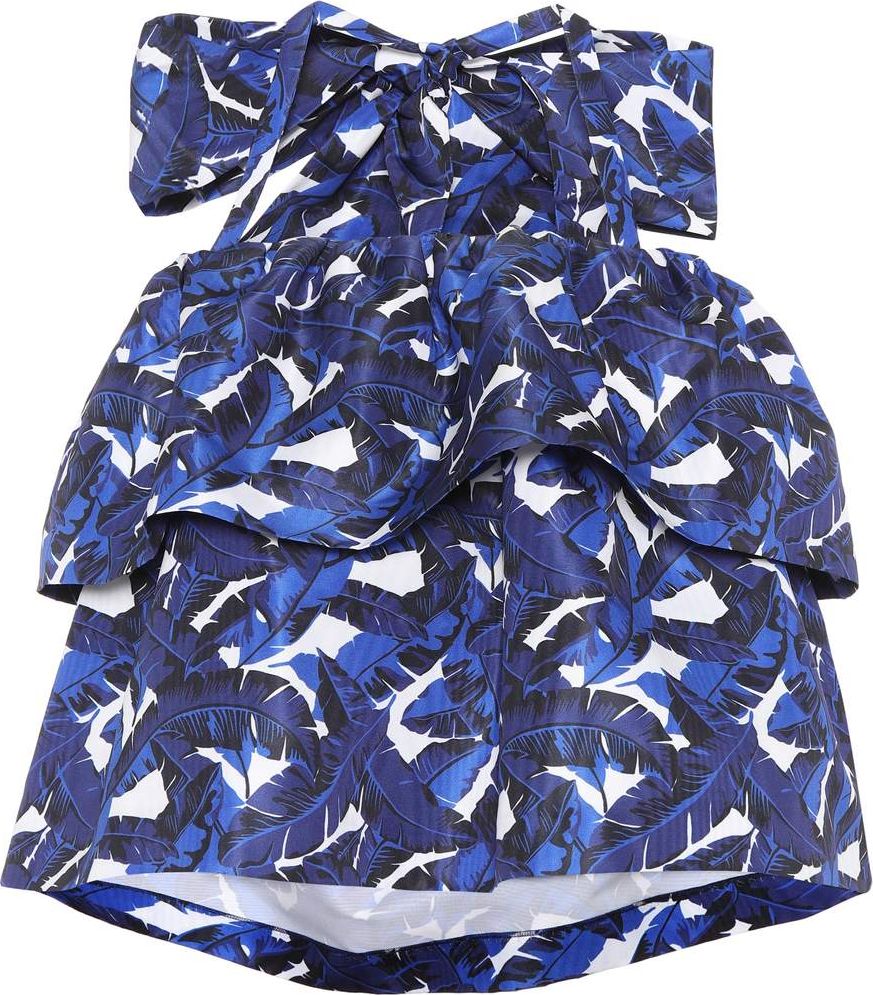 MSGM Printed halterneck top