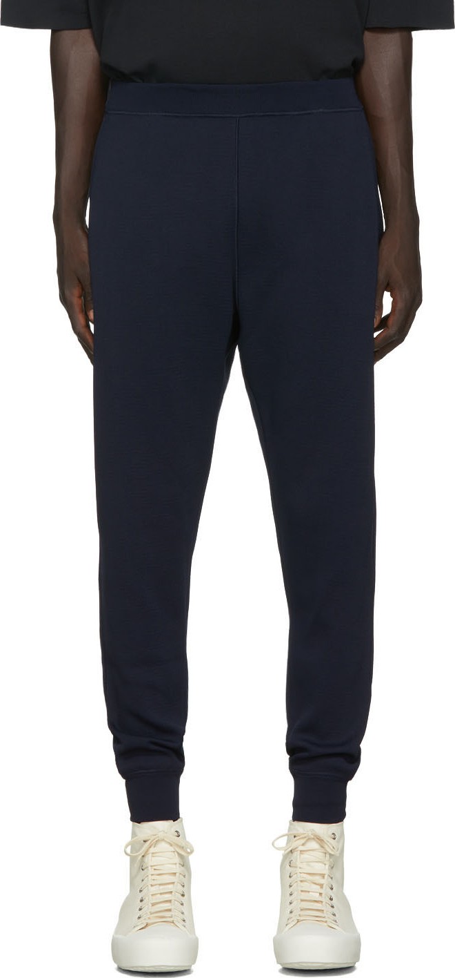 Jil Sander Blue Jersey Trousers