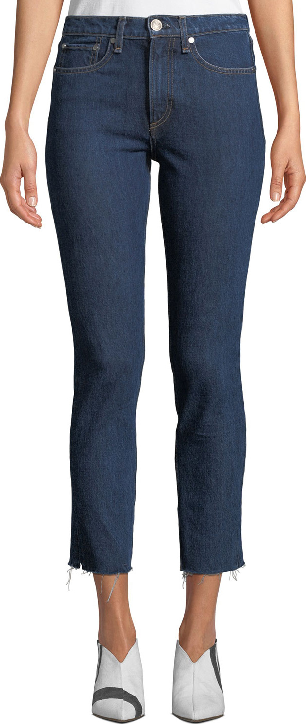 Rag & Bone High-Rise Ankle Skinny Jeans
