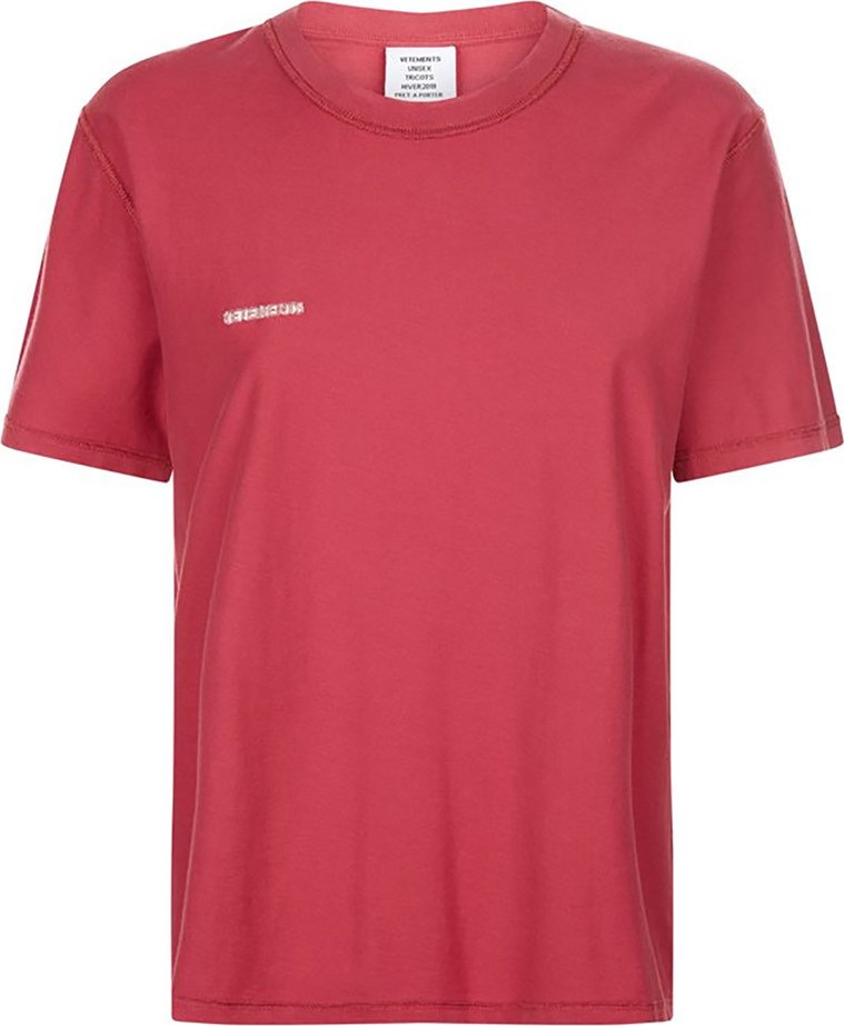 Vetements Embroidered T-shirt
