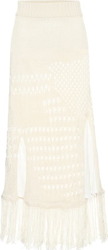 Altuzarra Benedetta knitted midi skirt