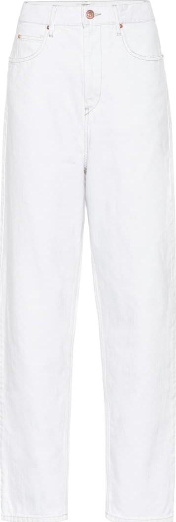 Isabel Marant Etoile Corsy high-rise straight jeans