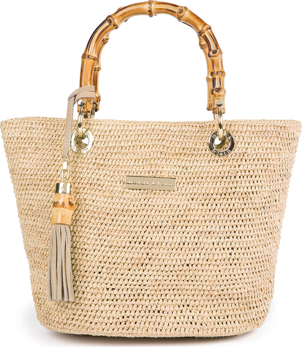 HEIDI KLEIN Savannah Bay Super Mini Tote Bag, Neutral