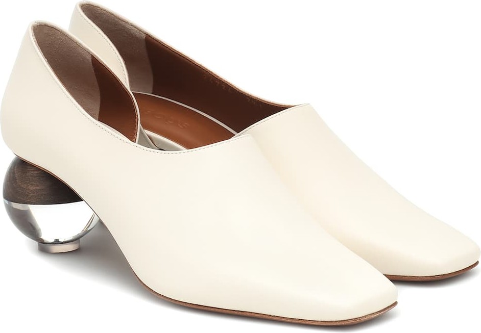 Neous Orchus leather pumps