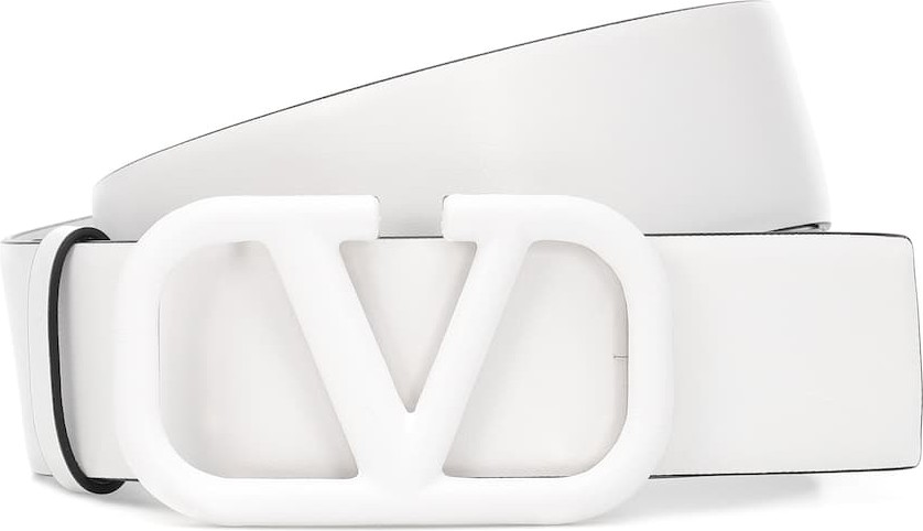 Valentino Valentino Garavani VLOGO leather belt