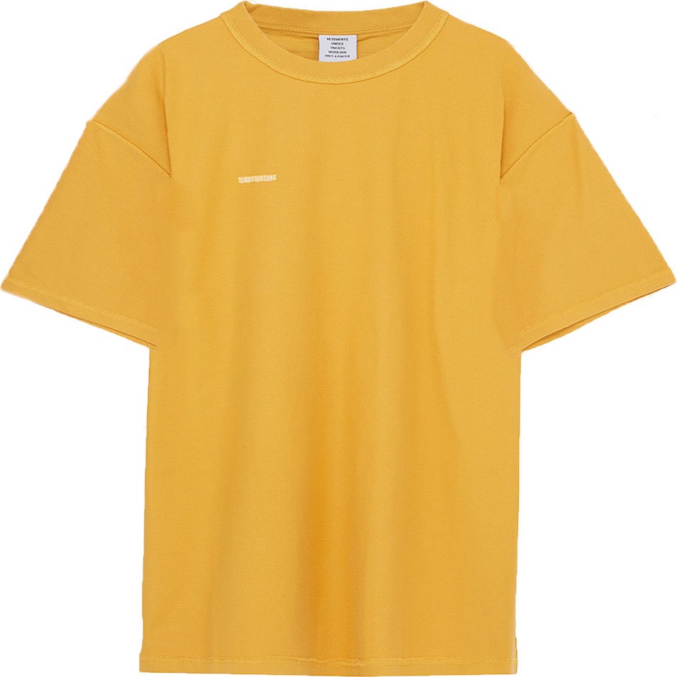 Vetements Inside-out logo tee