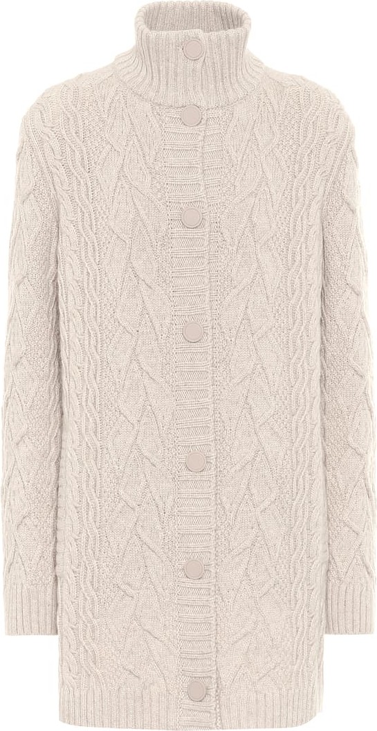 Loro Piana Cable-knit cashmere cardigan