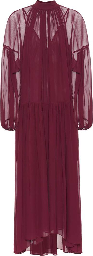 Stella McCartney Pleated silk dress