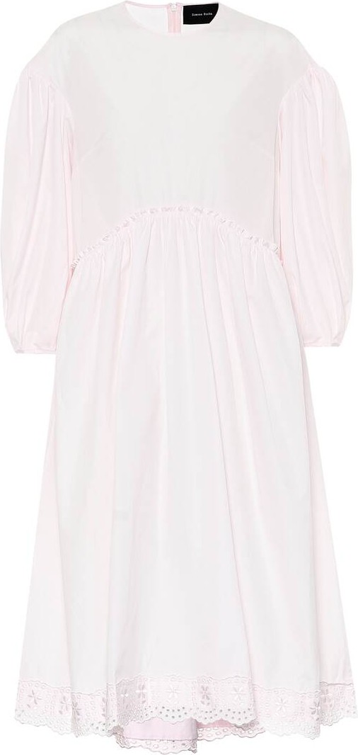 Simone Rocha Cotton-poplin dress