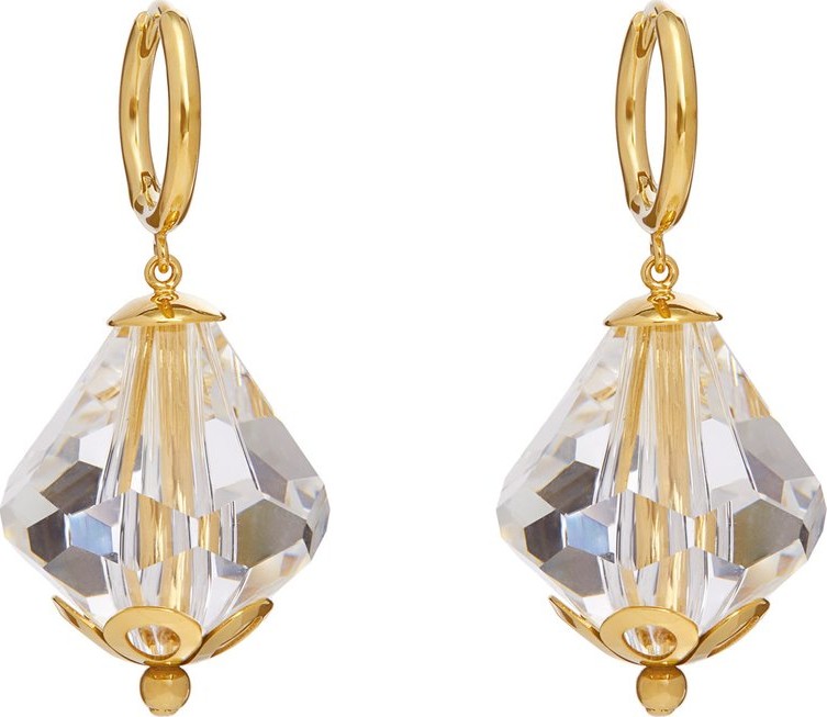 Simone Rocha Crystal drop earrings
