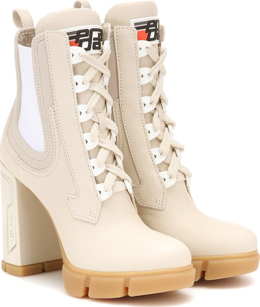 Prada Leather ankle boots