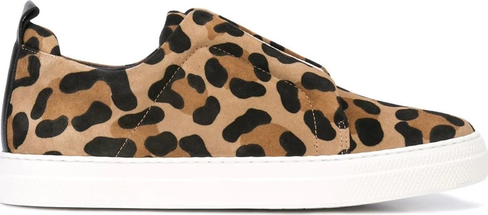 Pierre Hardy leopard slider sneakers