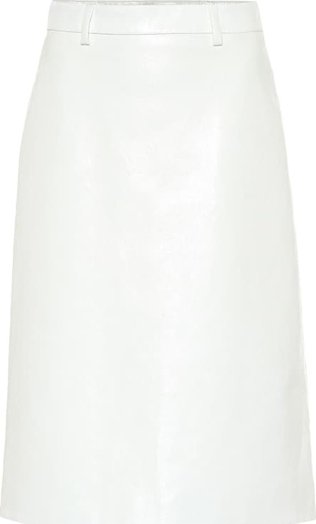 Prada Leather midi skirt Prada Leather midi skirt