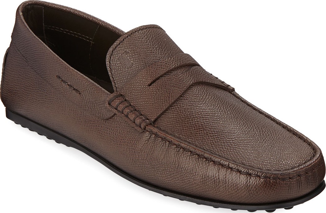Tod's Men's City Gommini Leather Penny Loafer