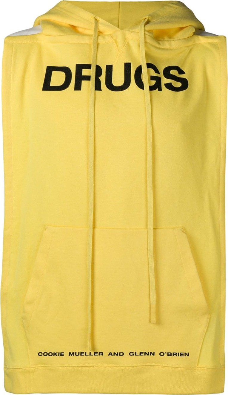 Raf Simons Drugs pannel hoodie