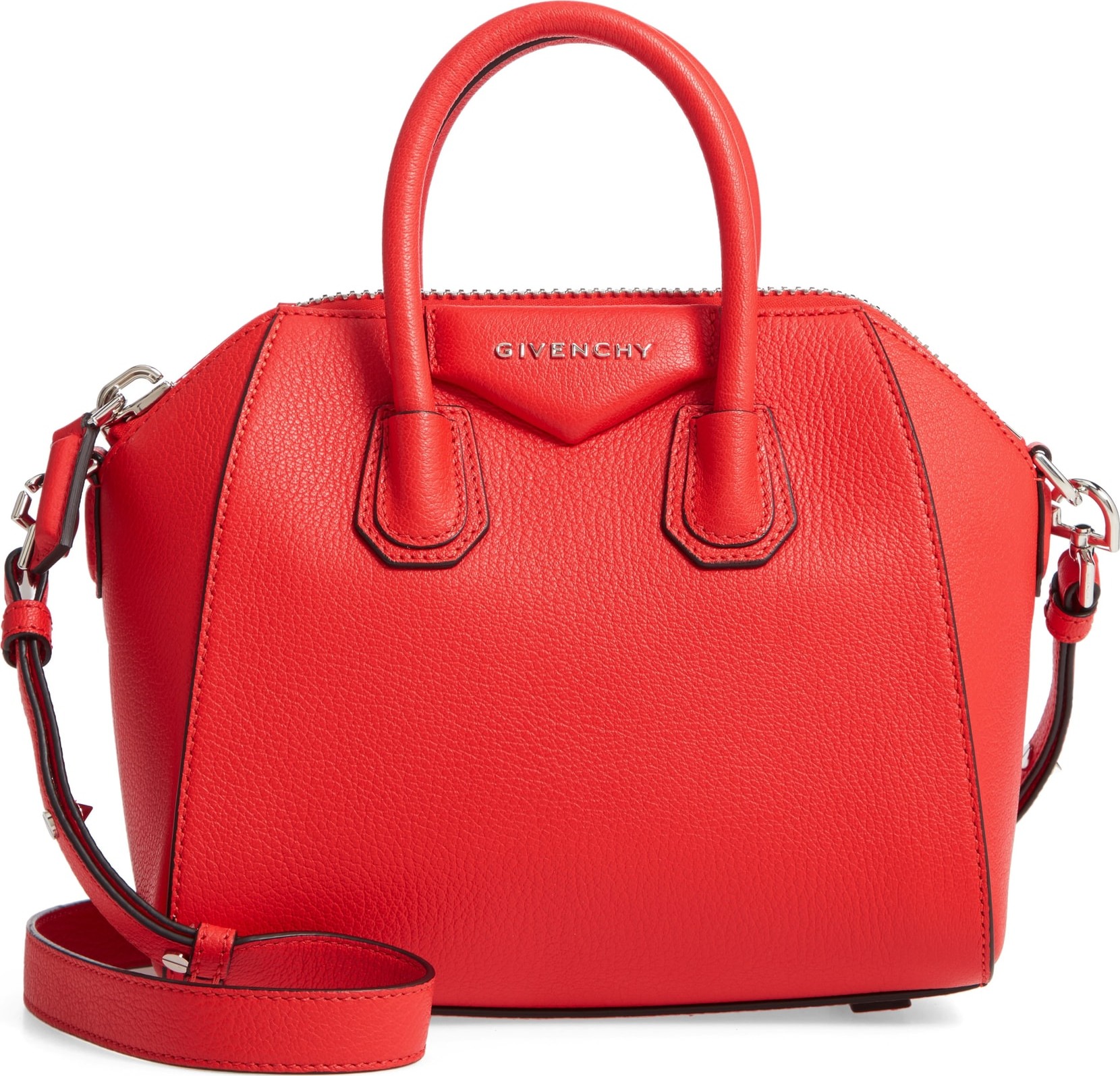 Givenchy 'Mini Antigona' Sugar Leather Satchel