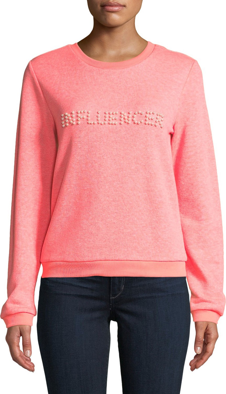 MILLY Influencer Pearl Sweatshirt
