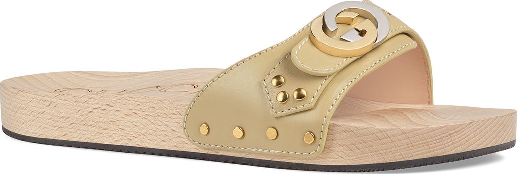 Gucci Shiner Lifford Clog Slide Sandals