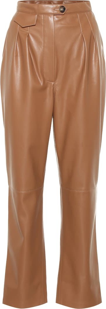 Nanushka Mitsu high-rise cigarette pants