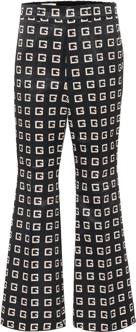 Gucci Square G flared pants