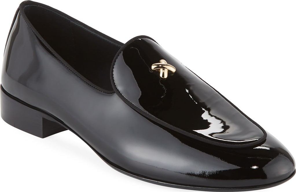 Giuseppe Zanotti Men's X Patent Leather Formal Loafer
