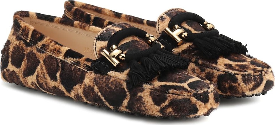 Tod's Gommino calf hair loafers
