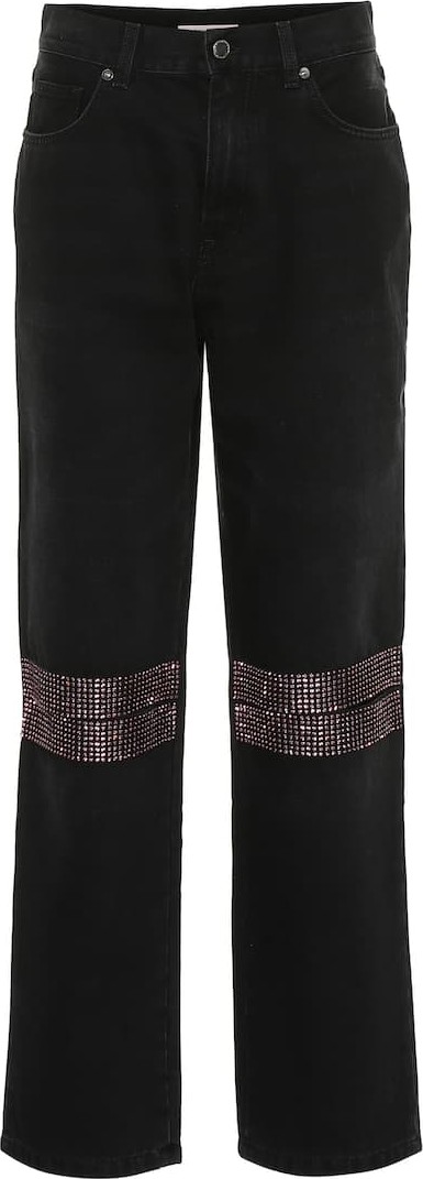 Christopher Kane Embellished straight jeans