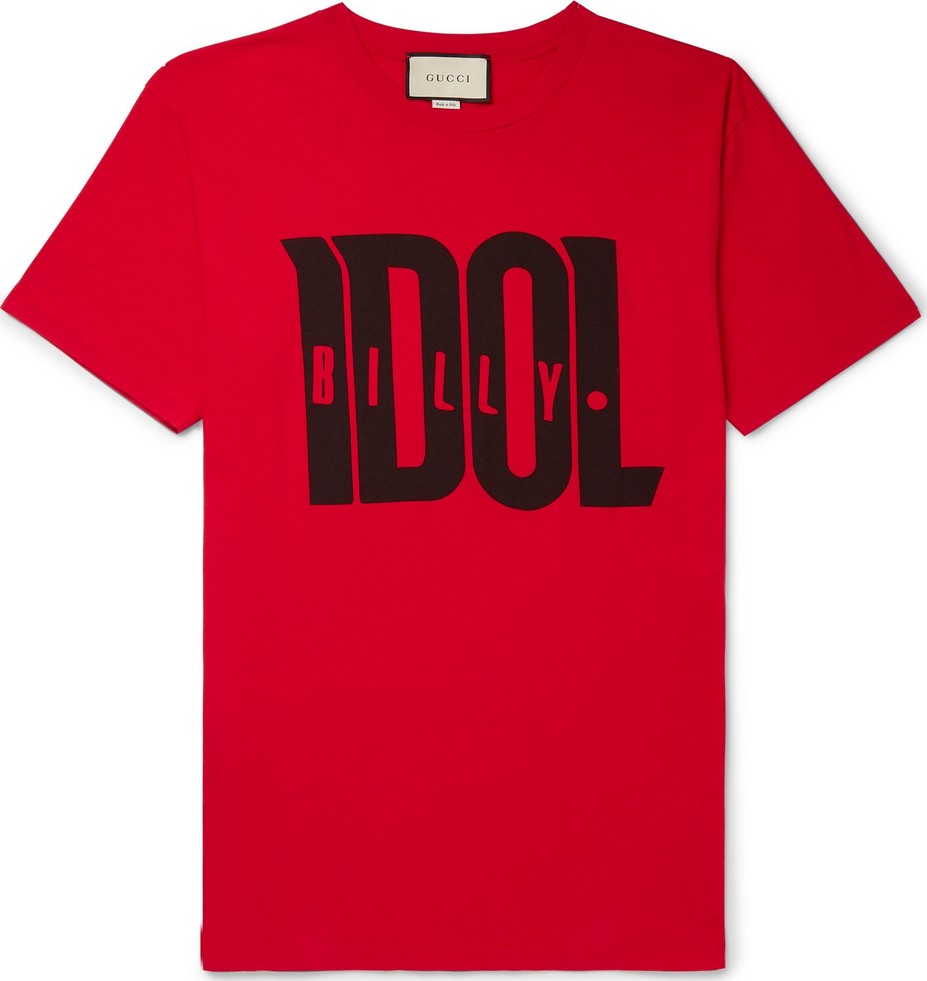 Gucci Printed Cotton-Jersey T-Shirt