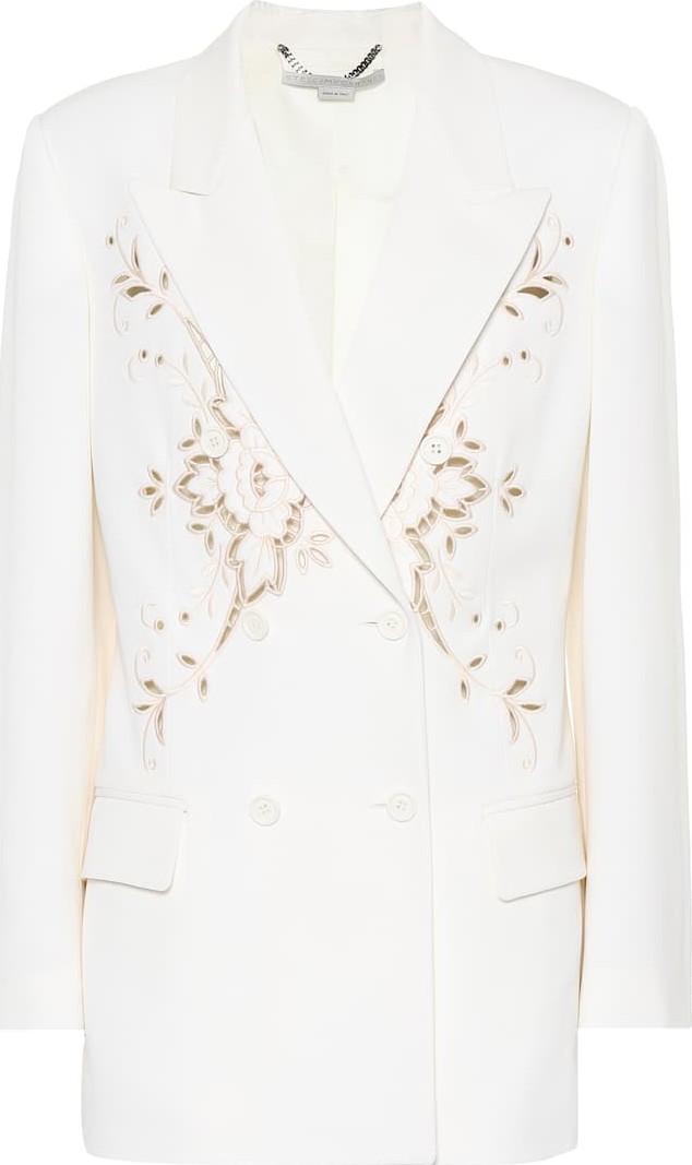 Stella McCartney Embroidered wool blazer