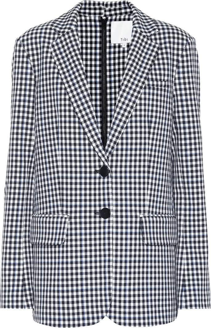 Tibi Gingham blazer
