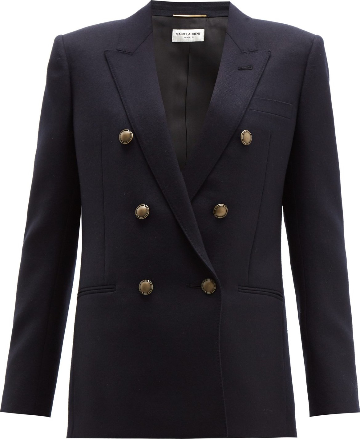 Saint Laurent Double-breasted wool blazer