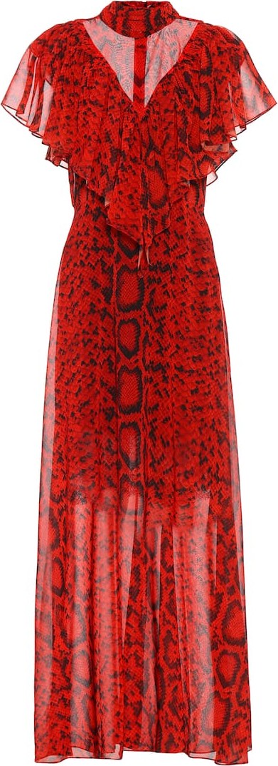 Preen Kim georgette maxi dress