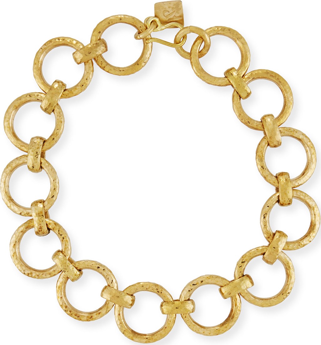 Ashley Pittman Daima Bronze Link Necklace