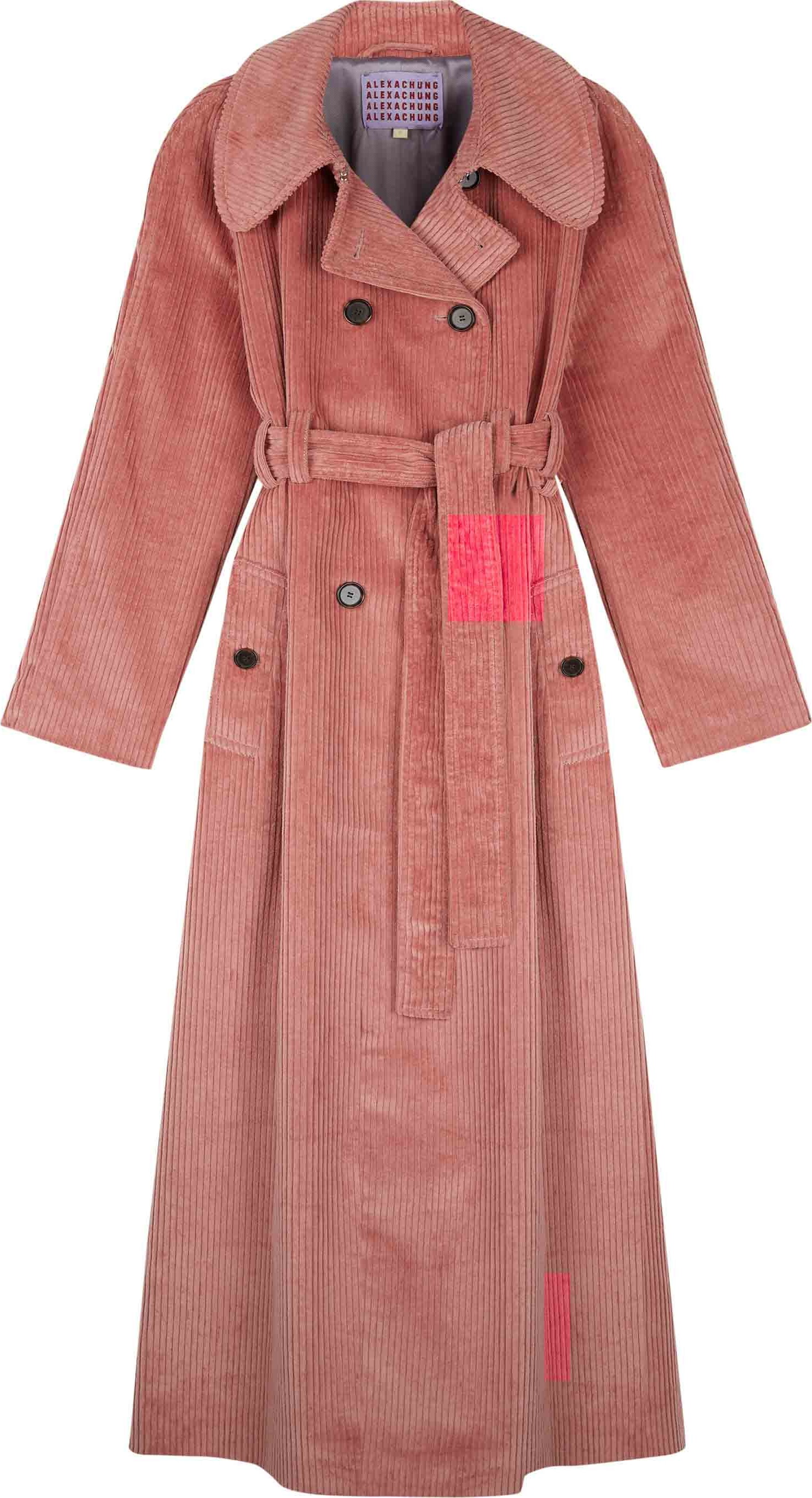 Alexachung corduroy trench coat