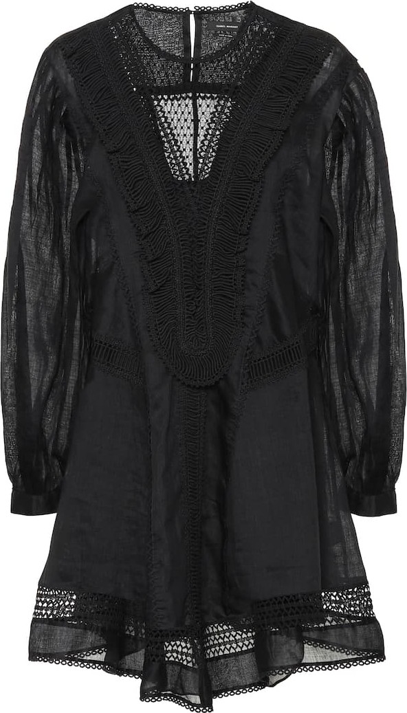 Isabel Marant Rowina poplin minidress