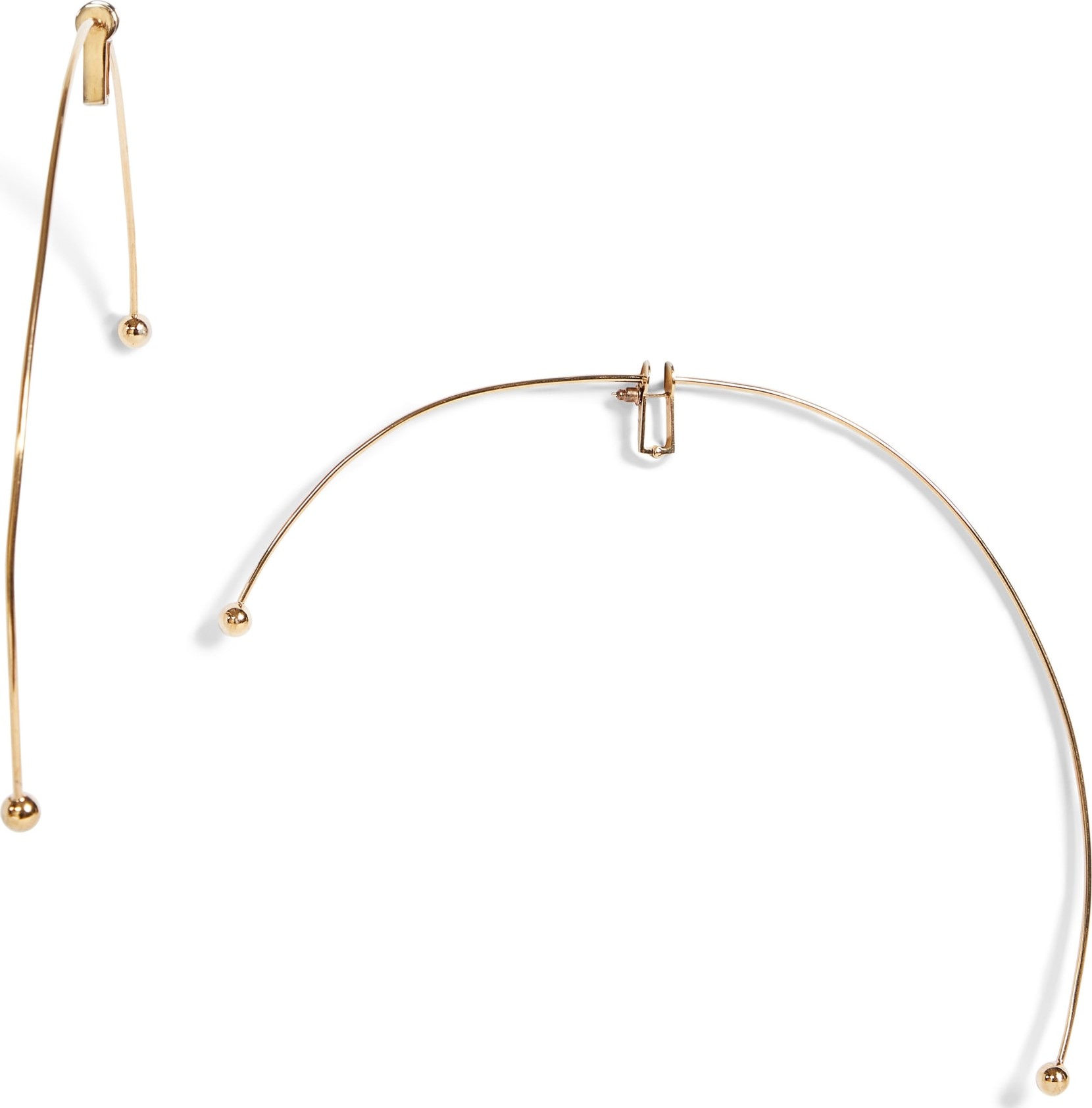 Y/Project Large Semi Hoop Earrings