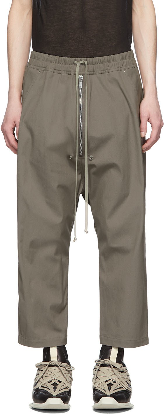 Rick Owens Grey Bela Trousers