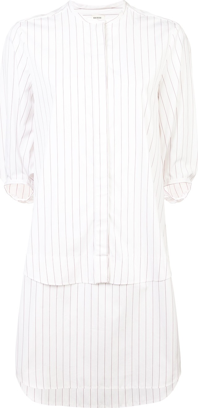 Maison Rabih Kayrouz striped poplin dress