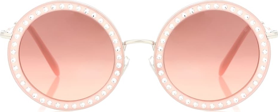 Miu Miu Round acetate sunglasses
