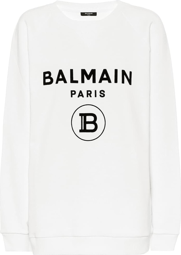Balmain Logo cotton sweatshirt