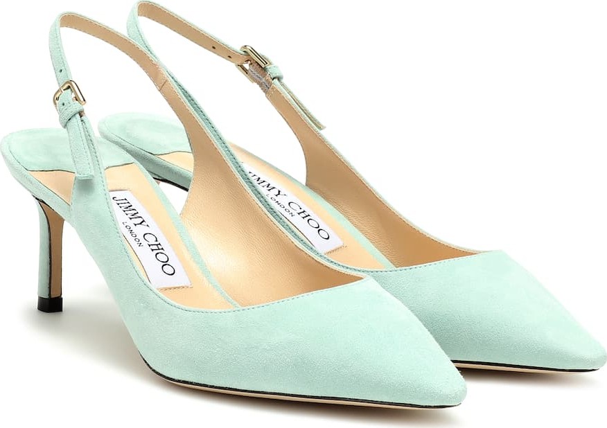 Jimmy Choo Erin 60 suede slingback pumps
