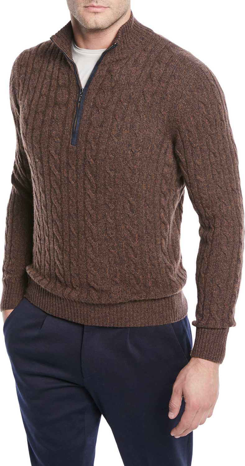 Loro Piana Cashmere Cable-Knit Sweater