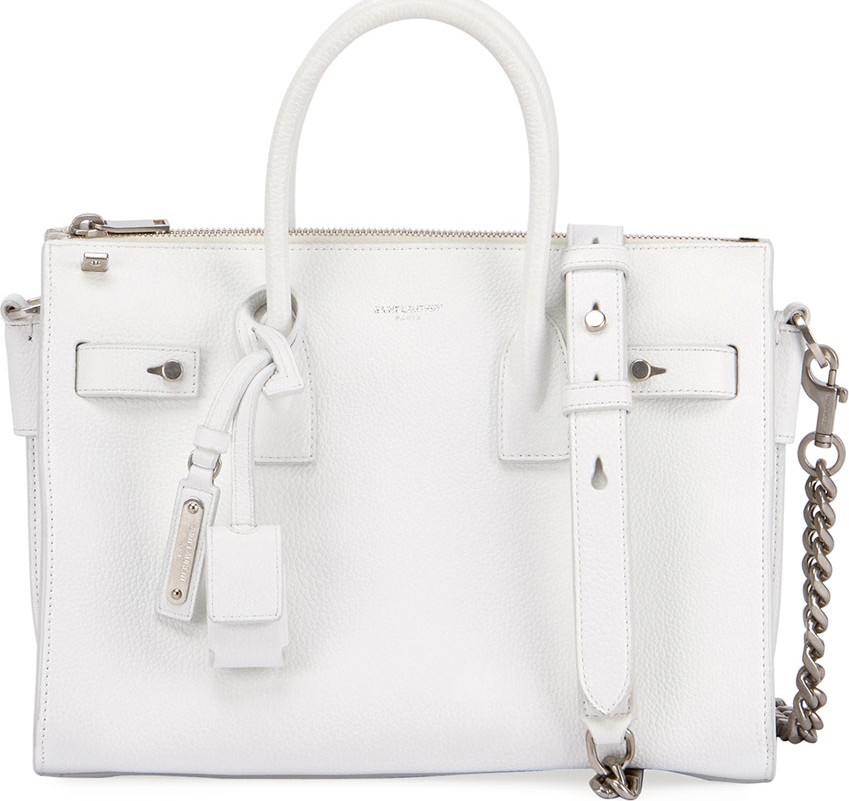 Saint Laurent Sac de Jour Baby Supple Bonded Carryall Tote Bag