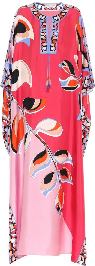 Emilio Pucci Printed silk kaftan