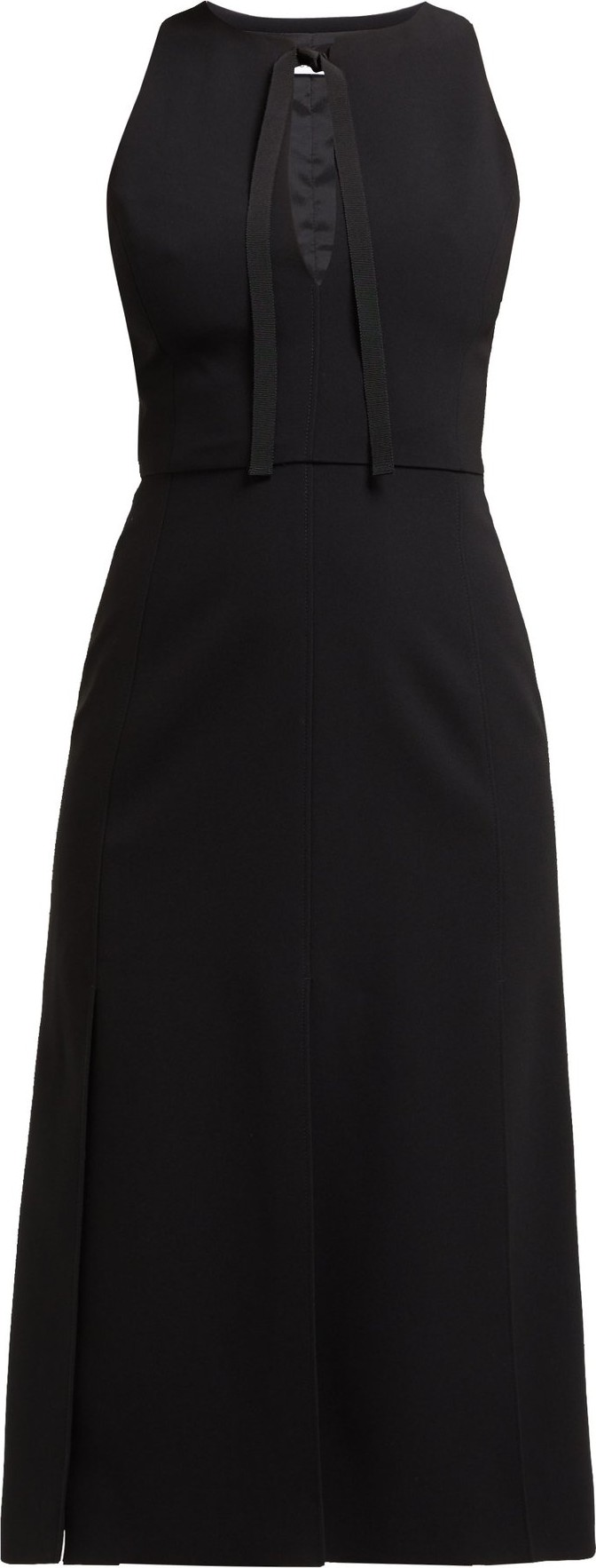 Altuzarra Margherita tie-neck crepe dress